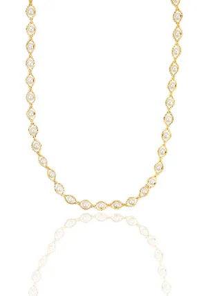 18K Gold Filled Pearl Necklace (G2)