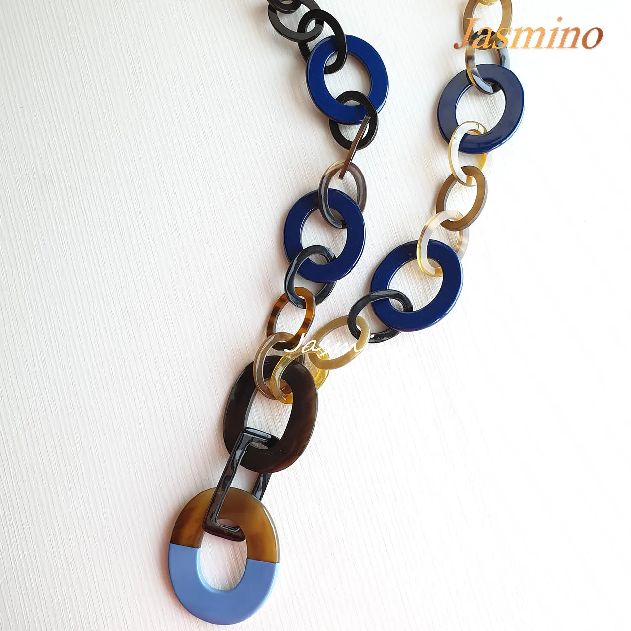 Buffalo Horn Necklace J17750, Natural Handmade from Vietnam