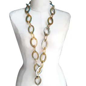 Elegant Handmade Jewelry J17712, Made by Natural Buffalo Horn and Lacquer