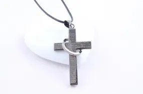 Fashion Cross necklace for men's Scriptures cross necklace statement jewelry