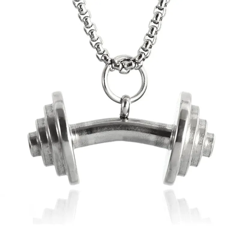 Funki Buys | Necklaces | Men's Boxing Glove Barbell Pendants