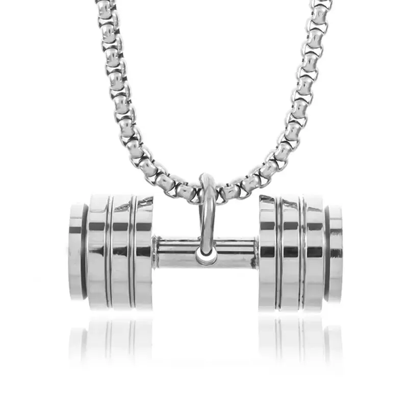 Funki Buys | Necklaces | Men's Boxing Glove Barbell Pendants
