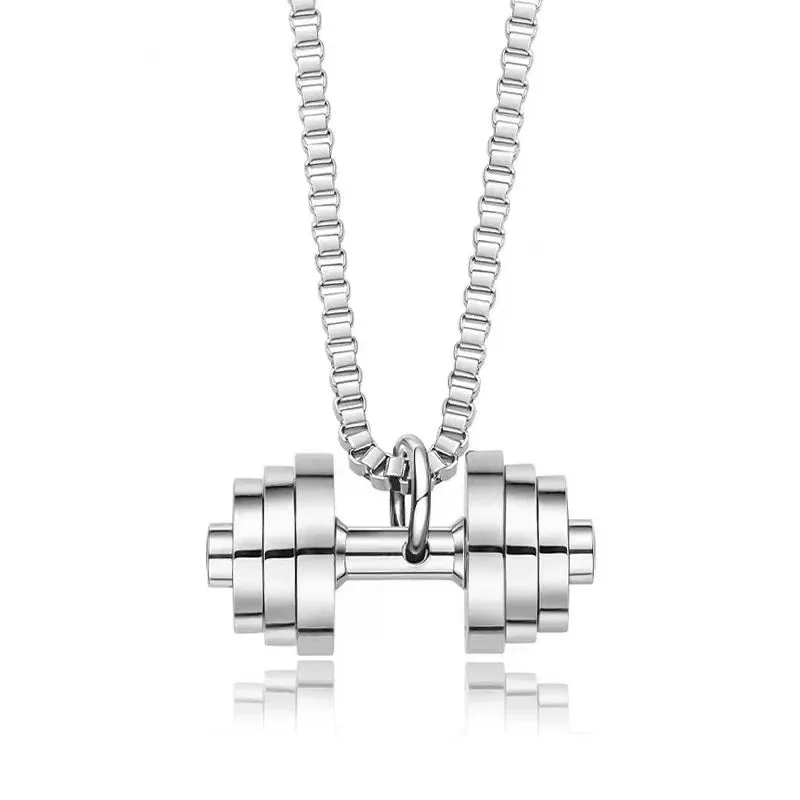 Funki Buys | Necklaces | Men's Boxing Glove Barbell Pendants