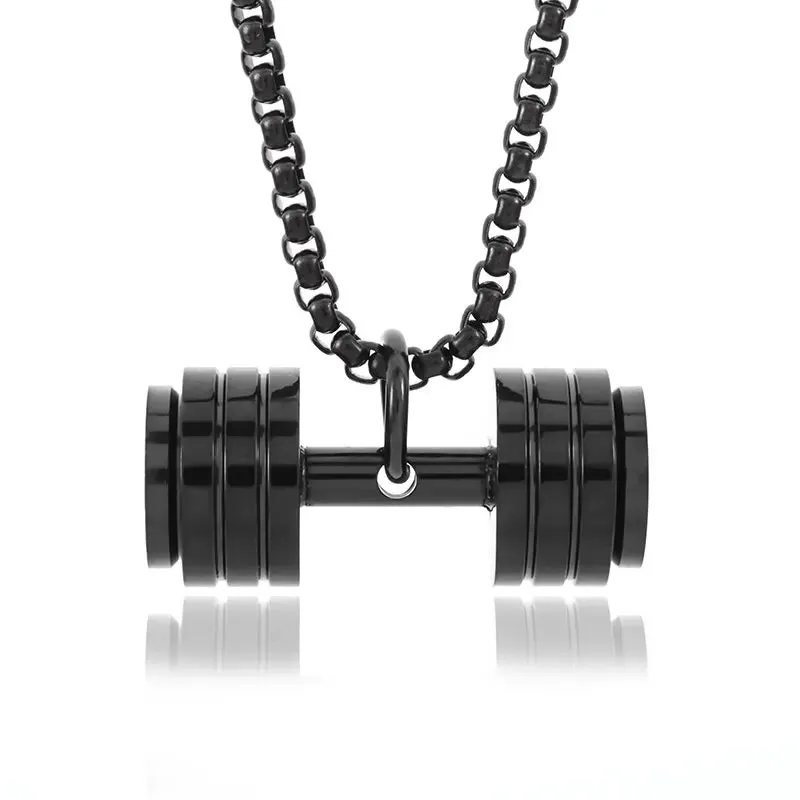 Funki Buys | Necklaces | Men's Boxing Glove Barbell Pendants