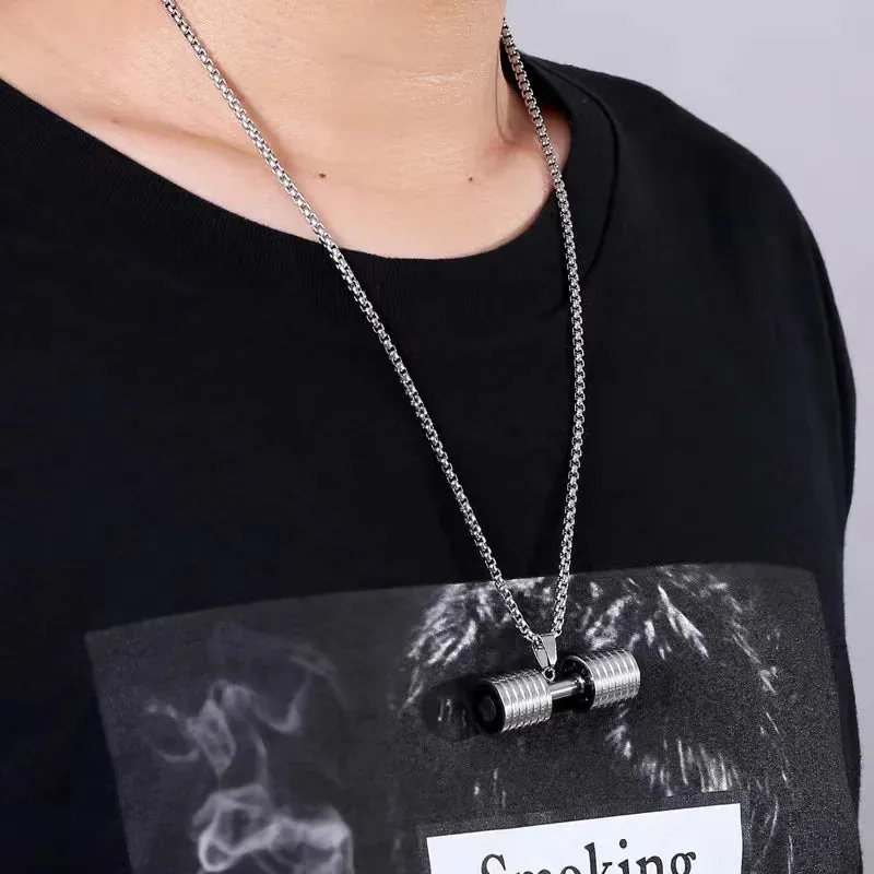 Funki Buys | Necklaces | Men's Boxing Glove Barbell Pendants