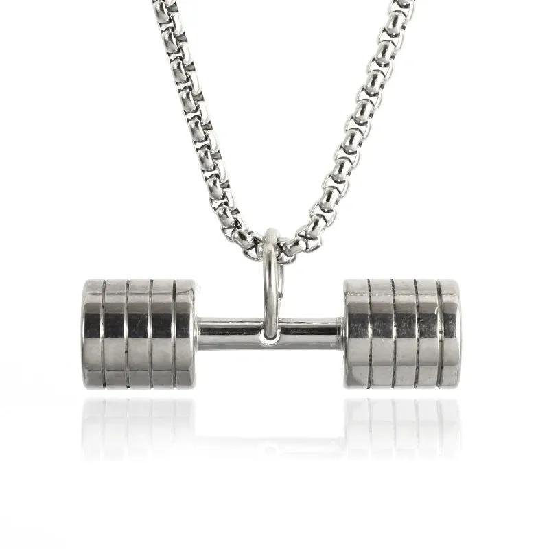 Funki Buys | Necklaces | Men's Boxing Glove Barbell Pendants