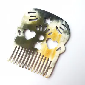 Handmade Horn Comb J17999, Made by Natural Buffalo Horn