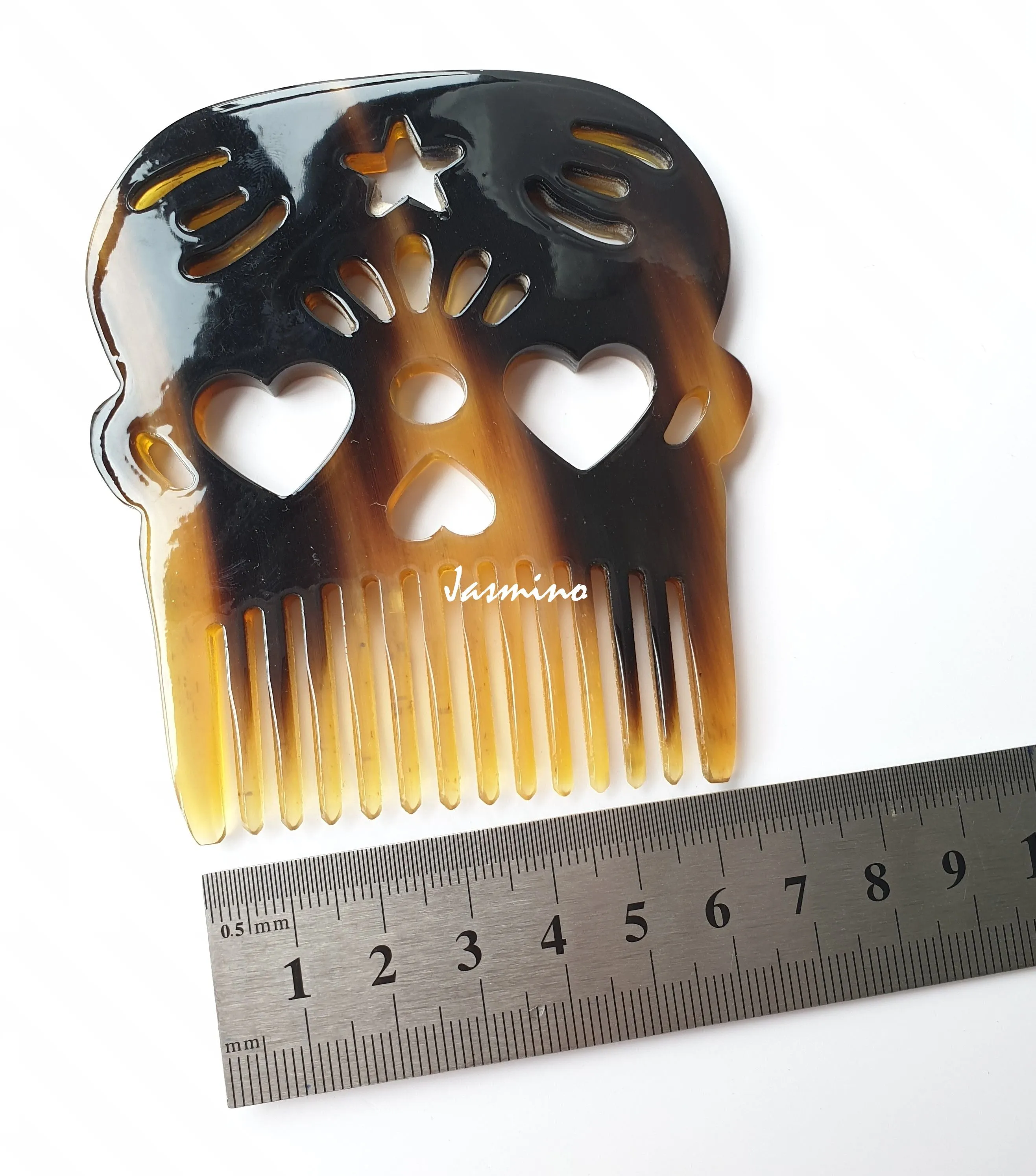 Handmade Horn Comb J17999, Made by Natural Buffalo Horn
