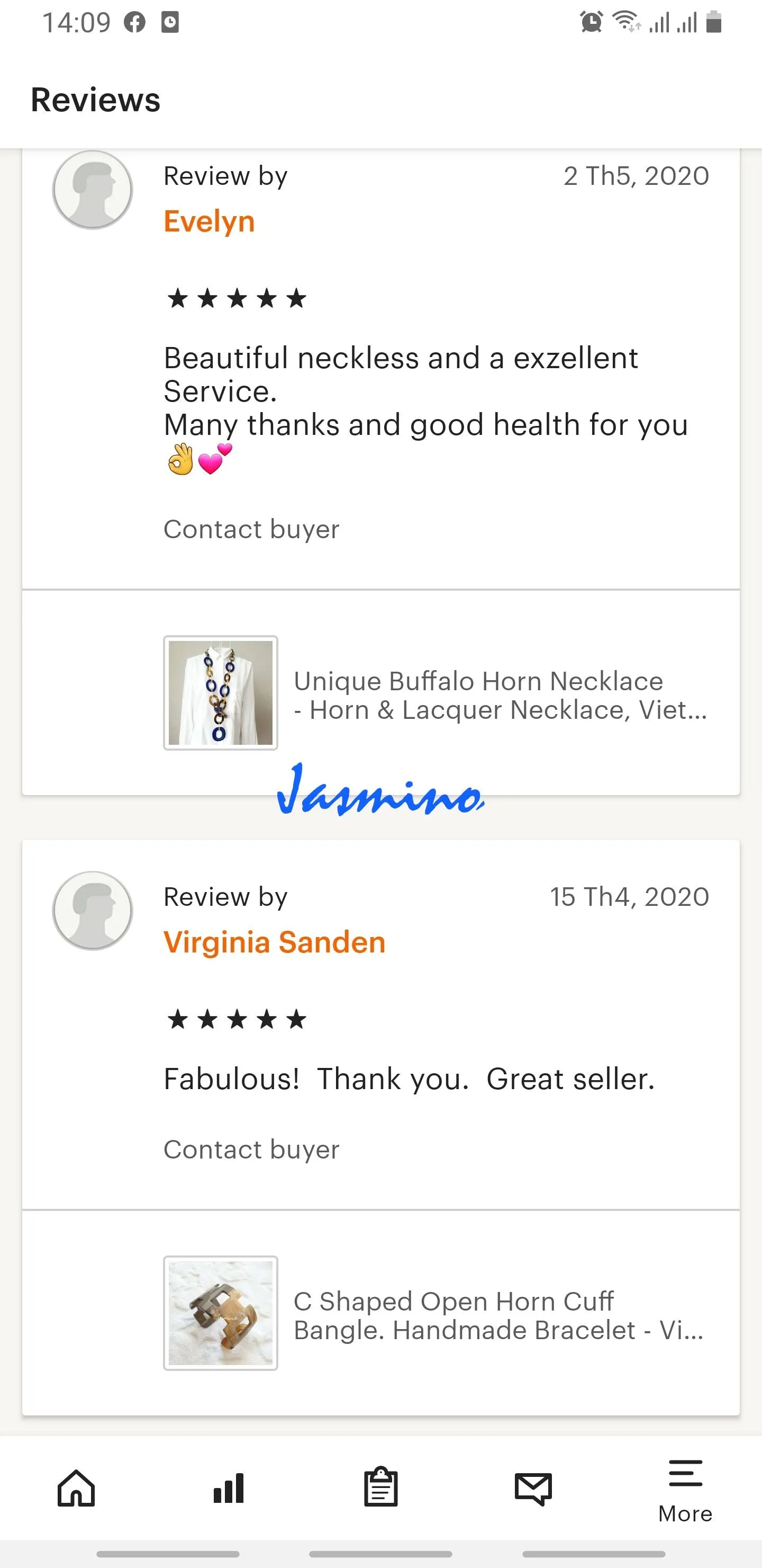 Natural Handmade Jewelry J17579, Made by Buffalo Horn and Lacquer from Vietnam