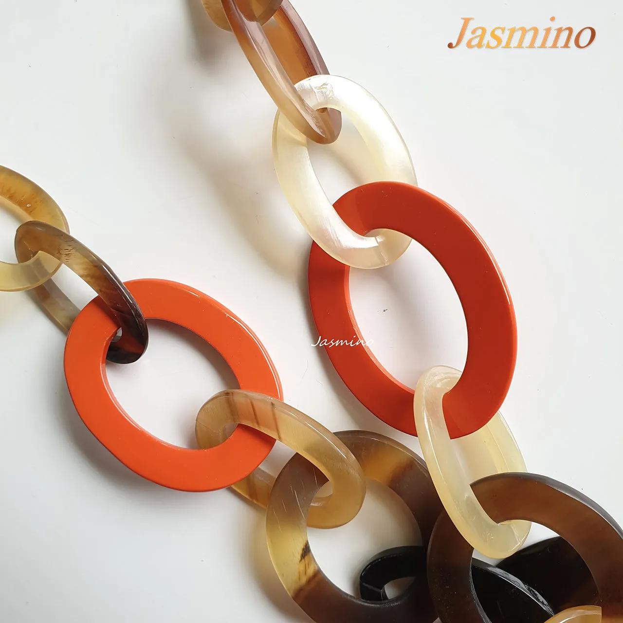 Natural Handmade Jewelry J17579, Made by Buffalo Horn and Lacquer from Vietnam