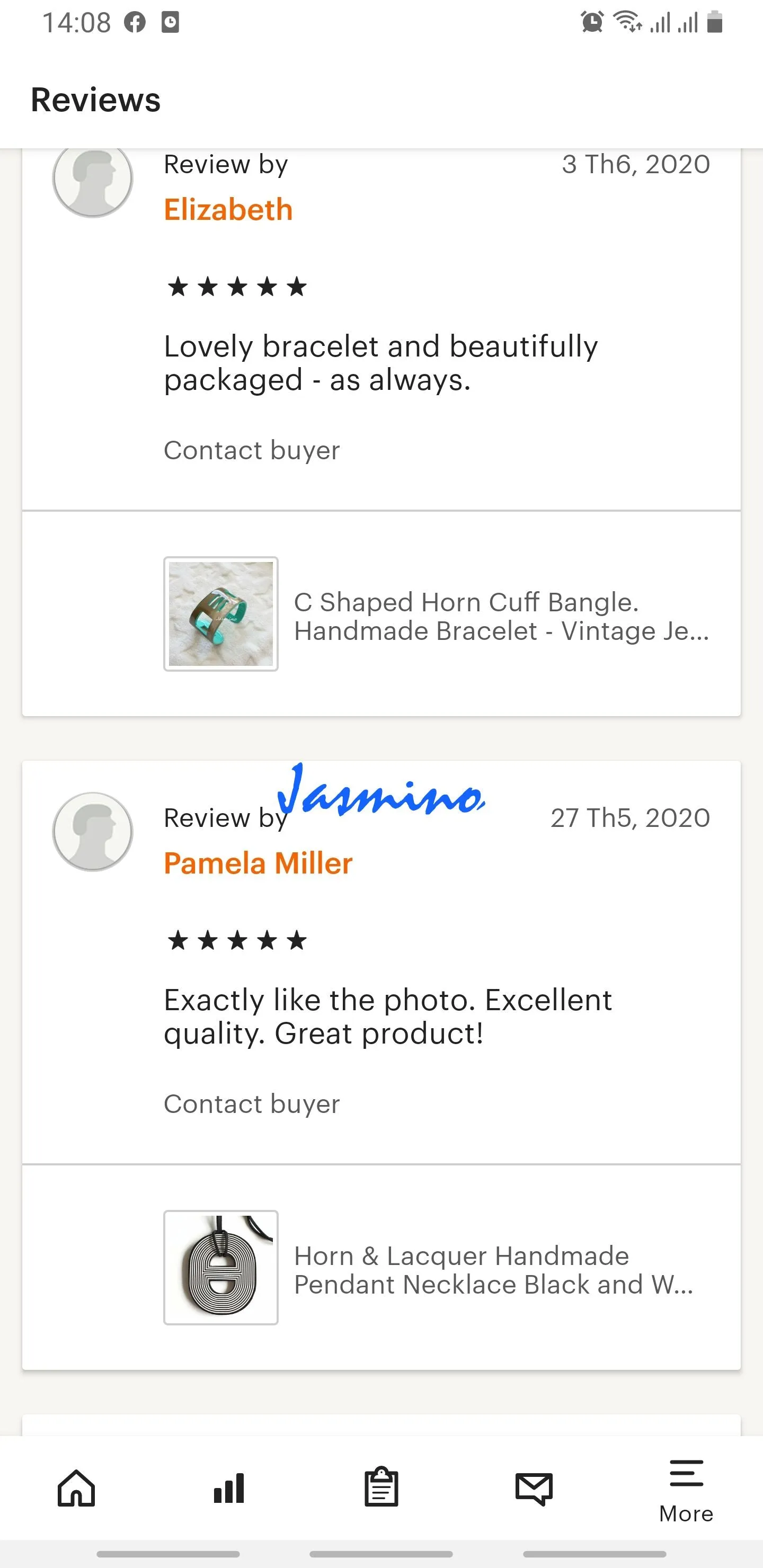 Unique Natural Pendant J17451, Handmade Buffalo Horn Product from Vietnam